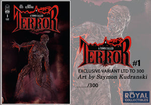A Town Called Terror #1 Royal Collectibles Szymon Kudranski Exclusive Variant Cover Ltd to 300 CGC 9.8